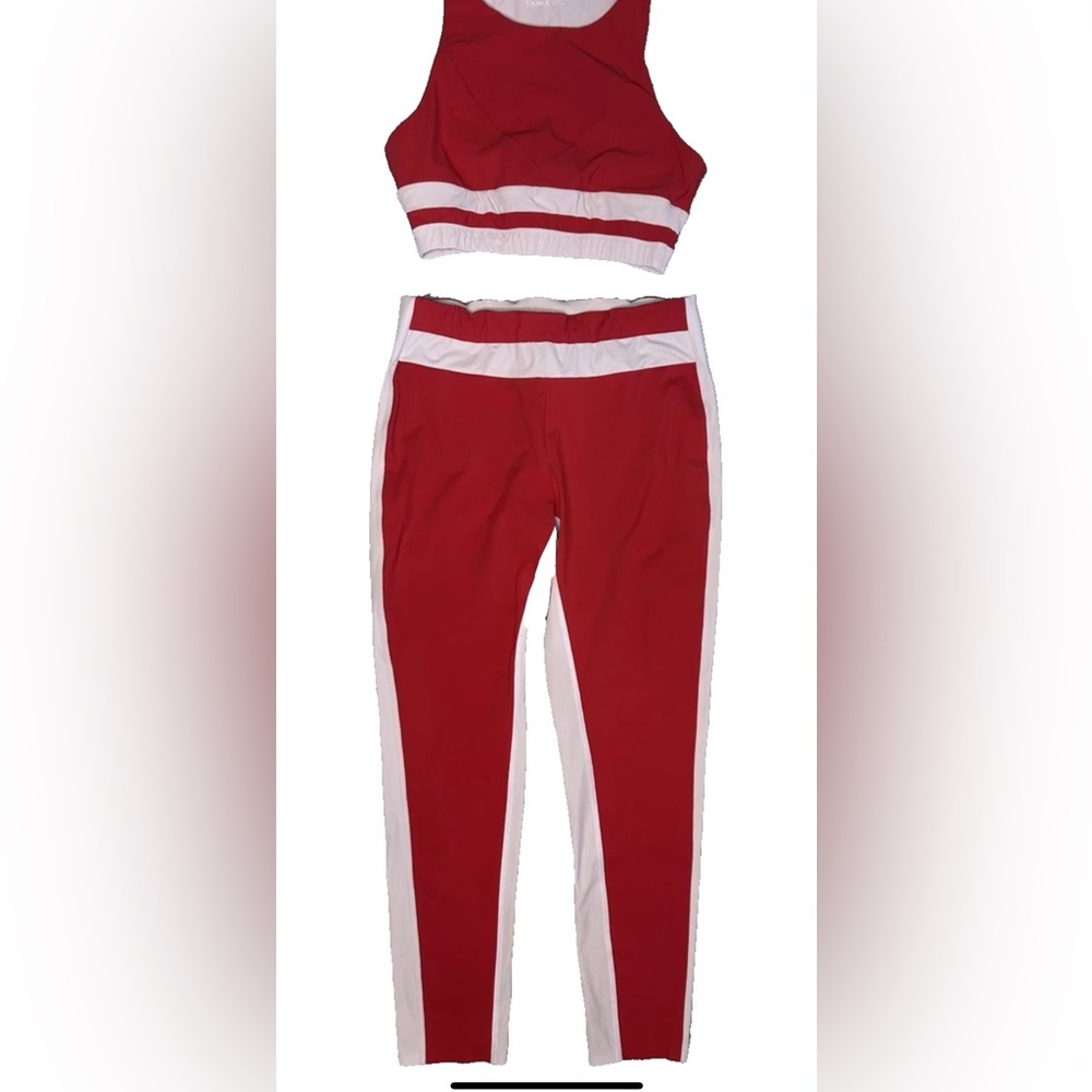 VAARA Set Freya Bicolor Sports Leggings Naomi Sports Bra Top Women’s M - Picture 2 of 9